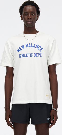T-shirt New Balance w sportowym stylu z bawełny