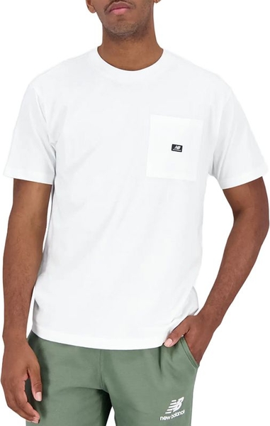 T-shirt New Balance w stylu casual z bawełny