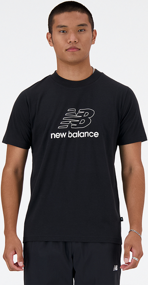 T-shirt New Balance z dresówki z krótkim rękawem w stylu klasycznym
