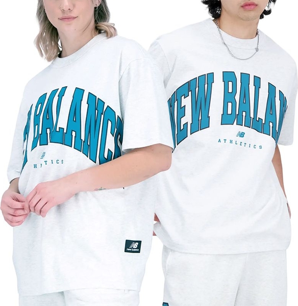 T-shirt New Balance z dzianiny