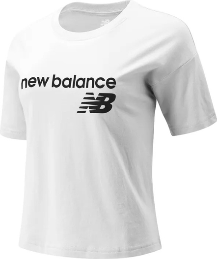 T-shirt New Balance z okrągłym dekoltem w sportowym stylu