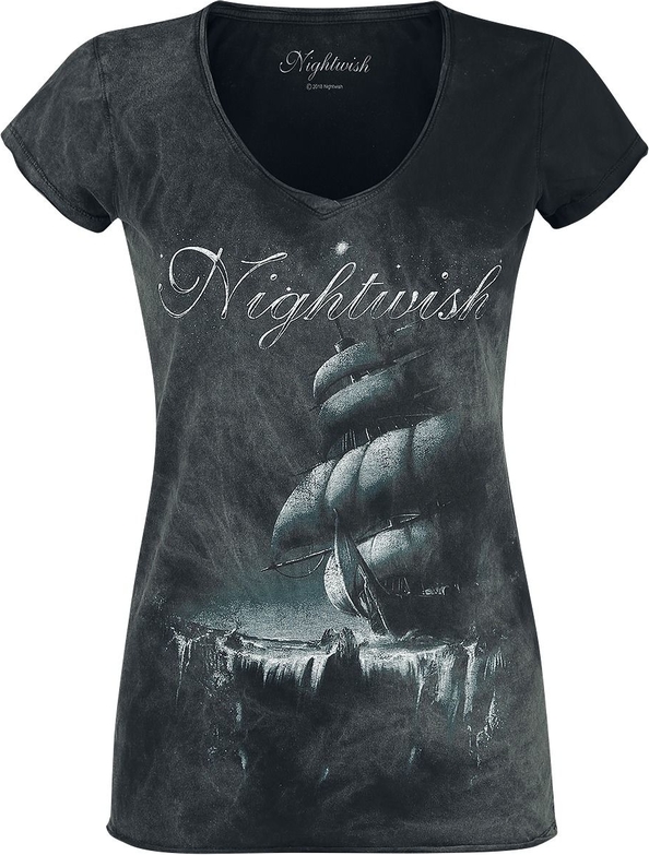 T-shirt Nightwish z krótkim rękawem z bawełny