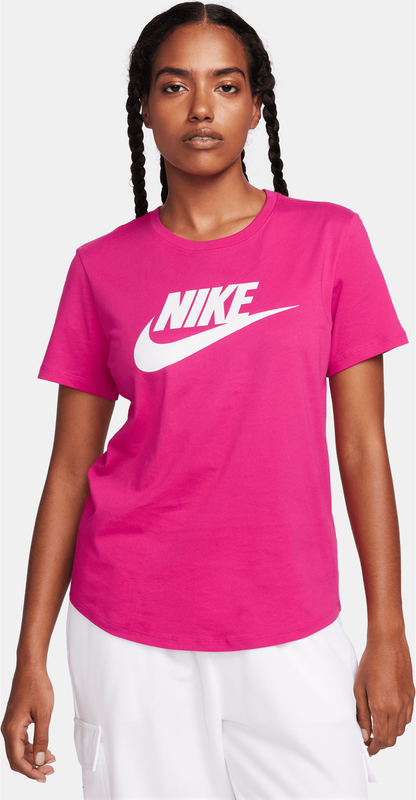T-shirt Nike w sportowym stylu z bawełny z okrągłym dekoltem
