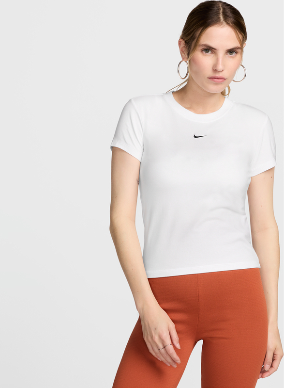 T-shirt Nike w sportowym stylu z okrągłym dekoltem z krótkim rękawem