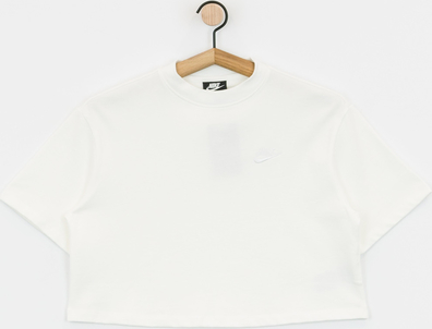 T-shirt Nike z bawełny z okrągłym dekoltem z krótkim rękawem