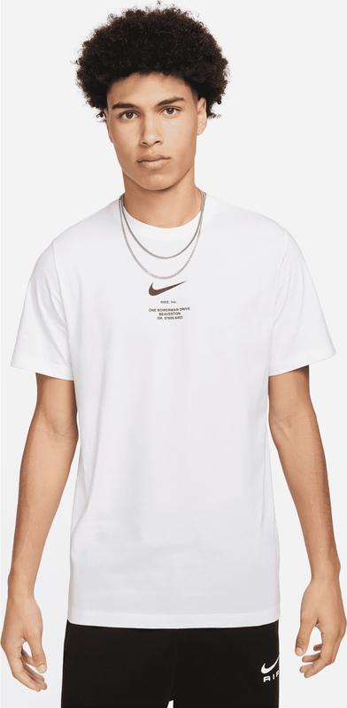 T-shirt Nike z nadrukiem z bawełny