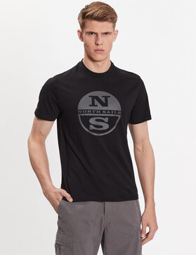 T-shirt North Sails z krótkim rękawem w młodzieżowym stylu