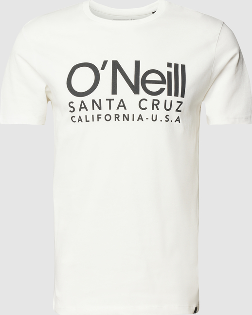 T-shirt O'Neill z nadrukiem z bawełny