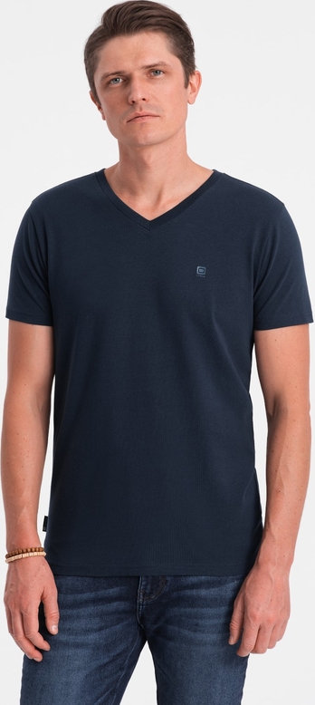 T-shirt Ombre w stylu klasycznym z bawełny