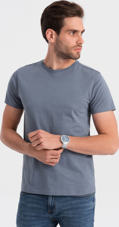 T-shirt Ombre z bawełny w stylu casual z krótkim rękawem
