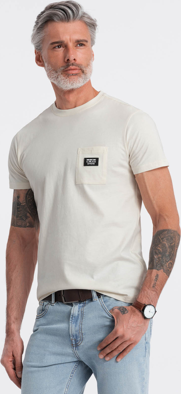 T-shirt Ombre z bawełny w stylu klasycznym