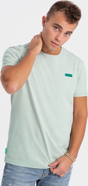 T-shirt Ombre z bawełny z krótkim rękawem