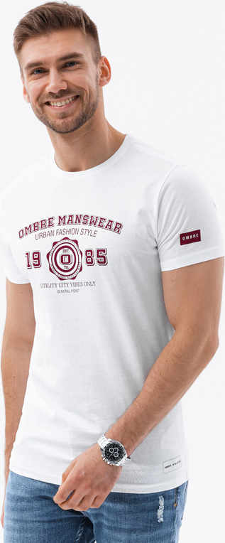 T-shirt Ombre z krótkim rękawem w młodzieżowym stylu