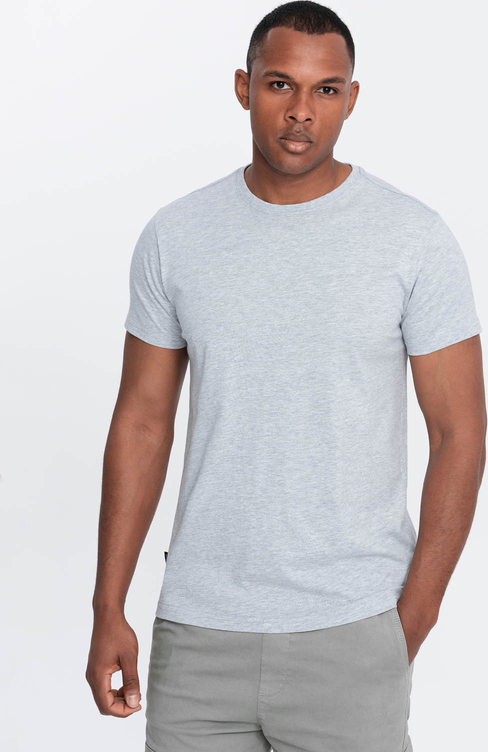 T-shirt Ombre z krótkim rękawem w stylu klasycznym z tkaniny