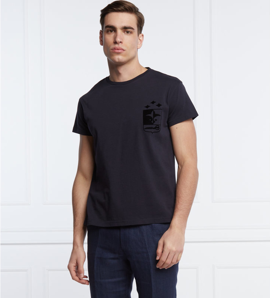 T-shirt Oscar Jacobson z krótkim rękawem w stylu casual