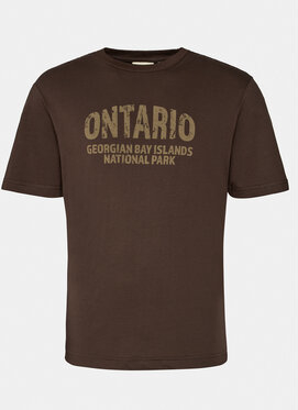 T-shirt Outhorn w młodzieżowym stylu z krótkim rękawem