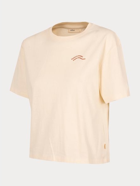 T-shirt Outhorn z krótkim rękawem z okrągłym dekoltem z bawełny