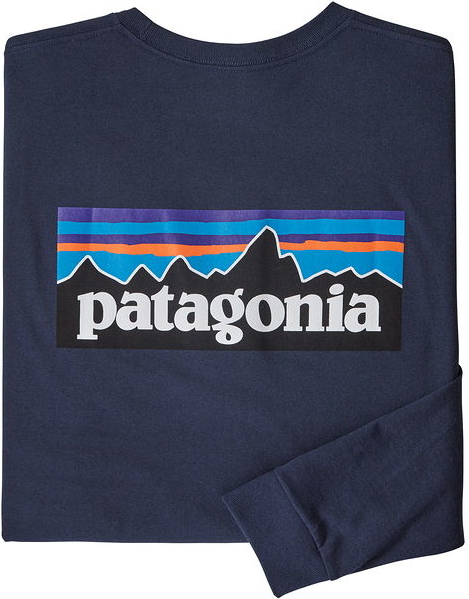 T-shirt Patagonia z długim rękawem w młodzieżowym stylu