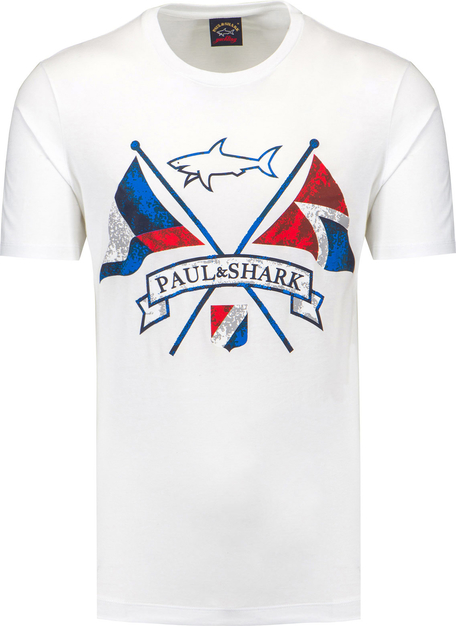 T-shirt Paul And Shark z bawełny w młodzieżowym stylu
