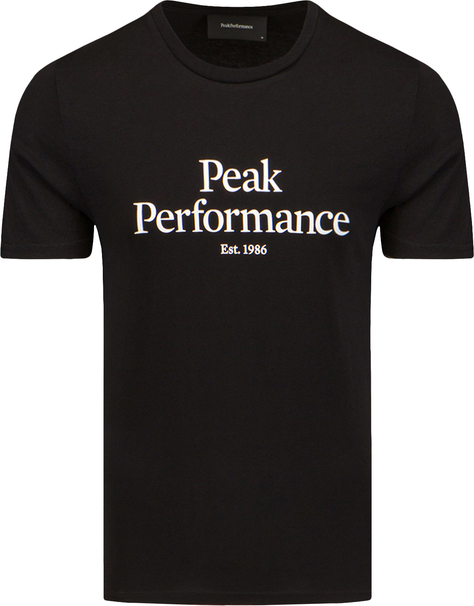T-shirt Peak performance z bawełny w młodzieżowym stylu