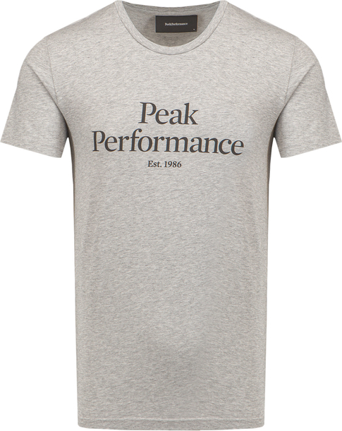 T-shirt Peak performance z bawełny w młodzieżowym stylu z krótkim rękawem