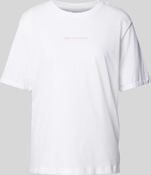 T-shirt Peek&Cloppenburg w młodzieżowym stylu z okrągłym dekoltem