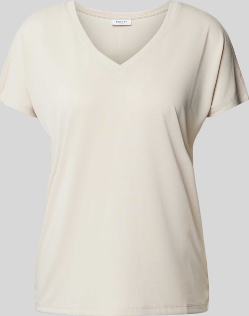 T-shirt Peek&Cloppenburg w stylu casual z krótkim rękawem z dekoltem w kształcie litery v