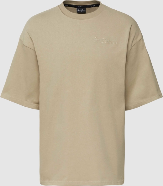 T-shirt Peek&Cloppenburg z bawełny w stylu casual z krótkim rękawem