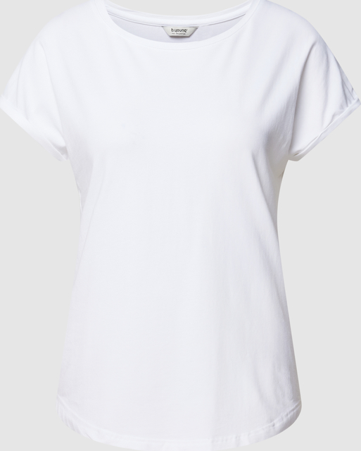 T-shirt Peek&Cloppenburg z bawełny z okrągłym dekoltem