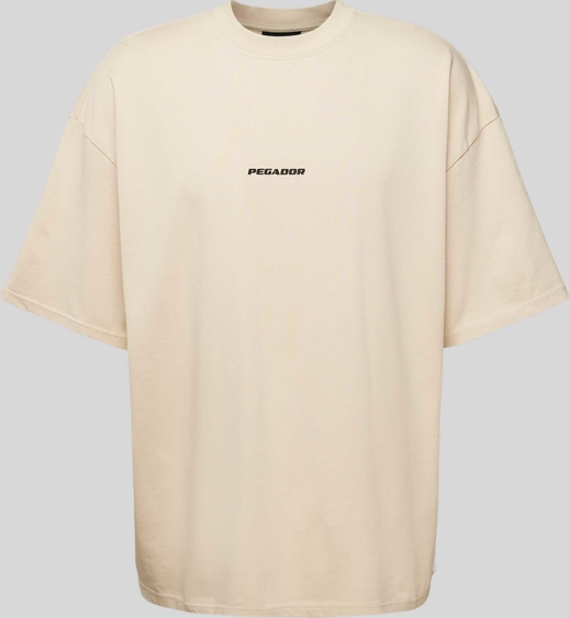T-shirt Pegador z bawełny z nadrukiem