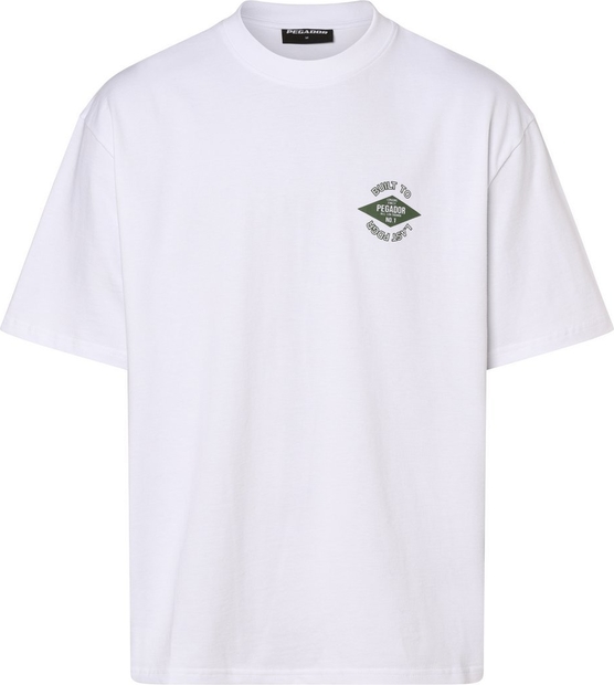 T-shirt Pegador z krótkim rękawem w stylu casual z nadrukiem