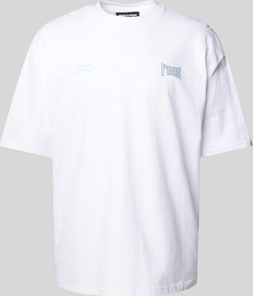 T-shirt Pegador z krótkim rękawem z nadrukiem w stylu casual