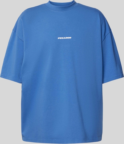 T-shirt Pegador z nadrukiem z krótkim rękawem w stylu casual
