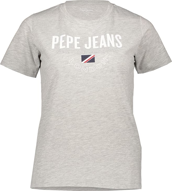 T-shirt Pepe Jeans z krótkim rękawem z okrągłym dekoltem z bawełny