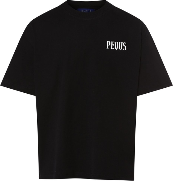 T-shirt Pequs z bawełny z nadrukiem