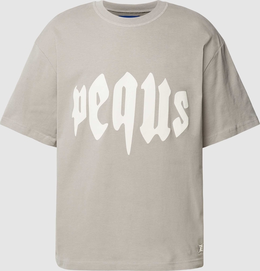 T-shirt Pequs z nadrukiem