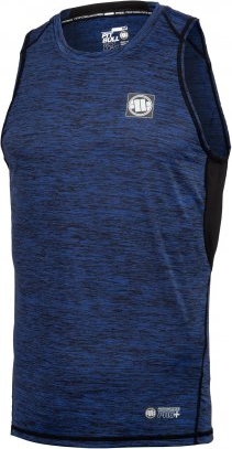 T-shirt Pit Bull West Coast w sportowym stylu z krótkim rękawem z tkaniny