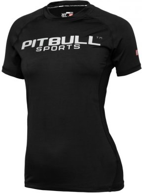 T-shirt Pit Bull West Coast z tkaniny z okrągłym dekoltem z krótkim rękawem