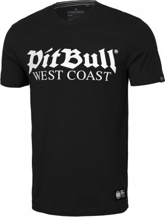 T-shirt Pit Bull West Coast z żakardu w młodzieżowym stylu z krótkim rękawem