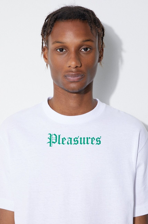 T-shirt Pleasures z bawełny z nadrukiem