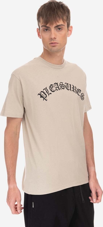 T-shirt Pleasures z nadrukiem w młodzieżowym stylu