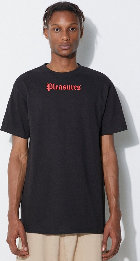 T-shirt Pleasures z nadrukiem z bawełny