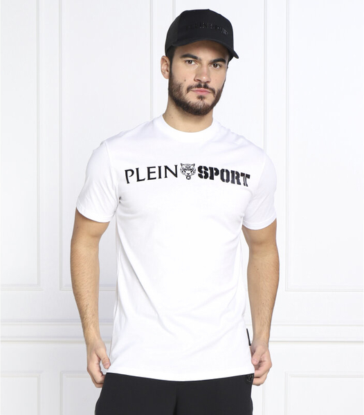 T-shirt Plein Sport z krótkim rękawem w młodzieżowym stylu