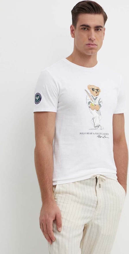 T-shirt POLO RALPH LAUREN w młodzieżowym stylu z krótkim rękawem z bawełny
