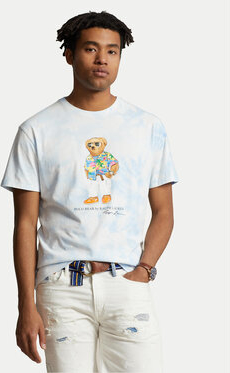 T-shirt POLO RALPH LAUREN w młodzieżowym stylu z nadrukiem z krótkim rękawem