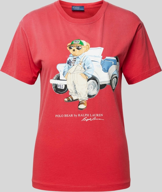 T-shirt POLO RALPH LAUREN z bawełny w młodzieżowym stylu