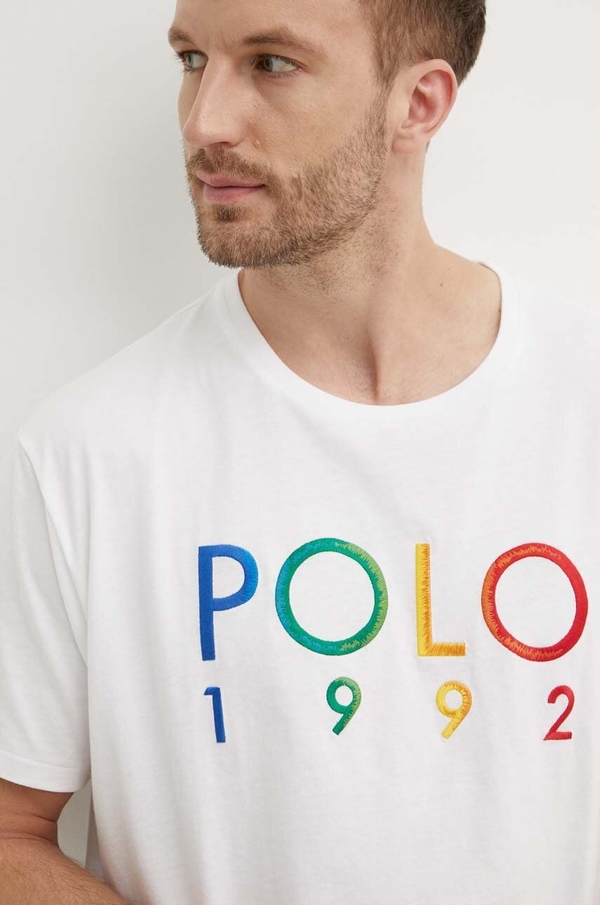 T-shirt POLO RALPH LAUREN z krótkim rękawem w młodzieżowym stylu