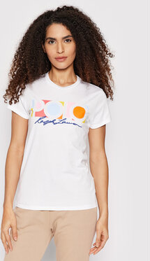 T-shirt POLO RALPH LAUREN z okrągłym dekoltem z krótkim rękawem