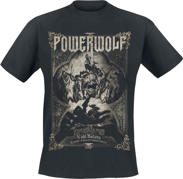 T-shirt Powerwolf w młodzieżowym stylu z nadrukiem