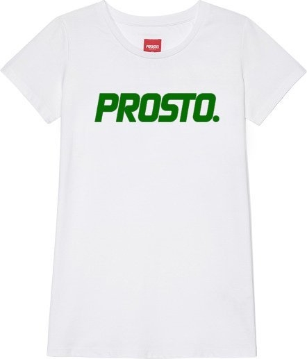 T-shirt Prosto. w młodzieżowym stylu z krótkim rękawem